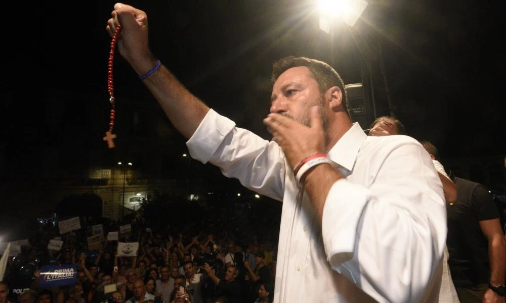 Πολιτικός ''σεισμός σε Ιταλία & Ευρώπη: Ποσοστά-''μαμούθ'' για Σαλβίνι σε δημοσκόπηση